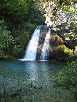 Waterfall in Enippeas Gorge